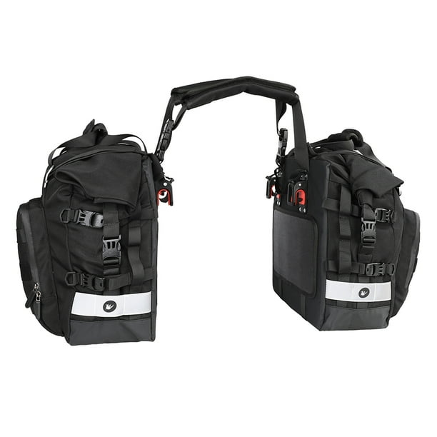 Polyester Motorcycle Bag 20L Large Capacity Universal Side Saddle Bag with Removable Waterproof Inner Bag Outdoor Motorbike Luggage Walmart