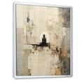 thumbnail image 2 of Designart "Abstract Art For Yoga Meditation In Blue And White III" Yoga Floater Framed Canvas Prints, 2 of 5