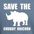 thumbnail image 3 of CafePress - Chubby Unicorn Rhino T Shirt - Mens Comfort Colors Shirt, 3 of 5