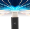 thumbnail image 1 of Peahefy Transfer Converter Adapter,Micro USB Adapter Converter,ABS Micro USB to Type‑C Transfer Adapter Convert Plug and Play Connector Fast Charging, 1 of 8