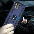thumbnail image 2 of For Motorola Moto G 5G 2024 Ring Magnetic Kickstand Hybrid Case Cover - Blue, 2 of 3