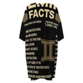 thumbnail image 5 of Gemini Facts Zodiac Sign Astrology Birthday Gift Sleepshirts For Sleeping Travels Loose Sleepdress Pajama Dress Soft Nightdress Sleepwear, 5 of 7