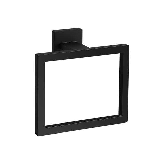 Anilla cuadrada para toallas, gancho moderno de pared para el baño, soporte duradero de acero inoxidable para toallas de mano, para cocina y aseo