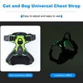 thumbnail image 3 of Rechargeable LED Luminous Dog Harness – Adjustable, Glowing for Night Walks, 3 of 8