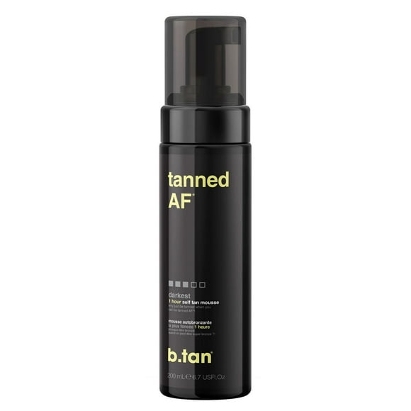 B.Tan Tanned AF 1 Hour Express Self Tan Mousse 6.7 fl oz