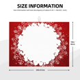 thumbnail image 2 of Fotbe Winter Christmas Snowflake Alfombrilla de Secado para Cocina con Estampado, 18x24 Pulgadas, 2 of 7