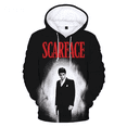 thumbnail image 5 of Sudadera con capucha para hombre Scarface Evil Star Pattern 3D impreso película Tony Montana jersey pop hip hop manga larga ropa de hombre de gran tamaño, 5 of 5
