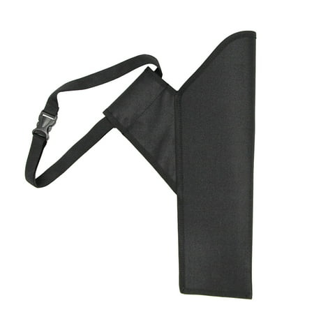 Children Arrow Quiver Cylinder Bow Thicken Waist Type Arrow Storage Bag Large Capacity Holder Carry Pouch for Outdoor Hunting Archery (Black)
