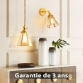 thumbnail image 4 of Ampoule à Filament Led E27 St64 4w, Blanc Chaud 3000k, Ampoule Rétro, Non Dimmable, Lot de 6, 4 of 5