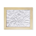 thumbnail image 1 of White irregular patron Puckers elegent Escritorio de madera Arte Pintura 6x8 pulgadas marco de foto foto, 1 of 4