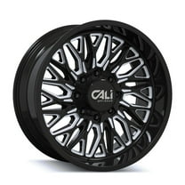 22x10 Cali Off-Road 9118 Crusher Gloss Black Milled Wheel 8x170 (-19mm)