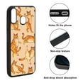 thumbnail image 2 of WIRESTER Shockproof Soft Rubber Cover Case for Samsung Galaxy A20 / A30 6.4" 2019, Orange Tabby Cat Funny Playful Postures On Sunset Background, 2 of 5