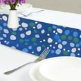 thumbnail image 4 of Yayeee Table Runner 90 inches Long Home Kitchen Dinning Party Decoration, Green Dots, 4 of 7