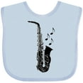 thumbnail image 3 of Inktastic Saxophone Musician Band Gift Idea Boys or Girls Baby Bib, 3 of 4