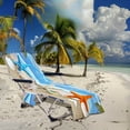 thumbnail image 6 of Fwttom Lounge Chair Towel Cover, Beach Chair Cover Beach Bag with Side Pockets Microfiber Lounge Chair Beach Towel Chair Cover, 6 of 7