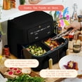 thumbnail image 3 of Beautiful 9 QT TriZone Air Fryer, Black Sesame by Drew Barrymore, 3 of 14