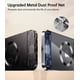 thumbnail image 5 of Funda magnética transparente para iPhone 14 Pro Max con protección total para la cámara [imanes N52 potentes n.º 1] [protección contra caídas de grado militar] Funda para teléfono para, 5 of 6