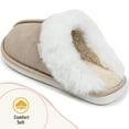 thumbnail image 4 of Northblanc Slippers for Women Comfortable Memory Foam Soft Fleece Lining Slip on House Shoes Indoor/Outdoor, 4 of 9