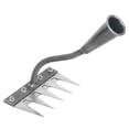 thumbnail image 1 of Almencla Weeds Rake Metal Easy to Use Lawn Loosening for Cultivating Gardening Outdoor 5 Teeth, 1 of 8