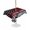 Red, White, Black, variant on Outdoor Tablecloth with Umbrella Hole for Patio/Picnic/Party/Camping, Year American Anniversary Flag Waterproof Table Cloth Rectangle Table Cover Washable, USA Black Red (60"x 84")