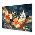 thumbnail image 2 of Designart "Palm Tree Paradise in Yellow and Black II" Palms & Palm Trees Metal Art Living Room, 2 of 5