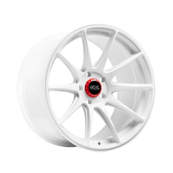 1 X XXR 527R 18X10 5-4.5 73.1 Hub  35 Offset White Wheel Rim