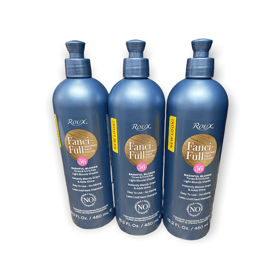Roux Fanci-Full Hair Color Rinse - #56 - Bashful Blonde 15 oz. (Pack of 3)