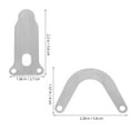 thumbnail image 2 of OUNONA 6Pcs Alloy Steel Compressor Valve Plate Kit Replace Silver Pressure Stability Garages, 2 of 8