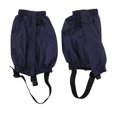 thumbnail image 4 of Protège-jambes 1 Paire Guêtres de Randonnée Fibre de Polyester Imperméables Guêtres de Legging pour Camping Alpinisme Pêche Bleu Marine, 4 of 8