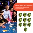 thumbnail image 3 of Contadores de dados de 16 cm para juegos de cartas Magic The Gathering () Verde Negro 10 piezas, 3 of 5
