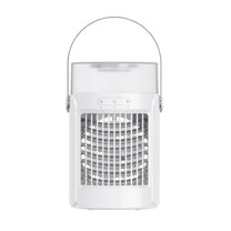 Desk Fan Portable Air Conditioner Fan Usb Wireless Charging Desktop Humidifier Fan Portable Chiller Quiet Desk Cooling Fan,for Home,Travel,Office,Outdoor