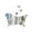 Silver, variant on Sunxin Wall Stickers 3D Mirror Sticker Funny Door Entrance Sign Kids Men Women Bathroom Diy Wall, 1 Pc Mirror Sticker