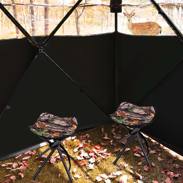Free Shipping! Costway Portable Camo Hiking Camp Stool for Adults
