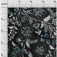 thumbnail image 2 of oneOone Polyester Spandex Black Fabric Jacobean Floral Fabric For Sewing Printed Craft Fabric By The Yard 56 Inch Wide, 2 of 5