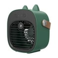 thumbnail image 2 of Green Portable Usb Charging Mist Fan Device With Adjustable Speeds Battery, 2 of 2