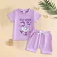 thumbnail image 2 of NIEWTR Toddler Baby Girl Smocked Outfit Ruffle Halter Shirt Flared Pants Set Toddler Bell Bottom Outfit Summer Clothes 2Pcs Summer Beach Outfits 6-12 Months,Purple, 2 of 7