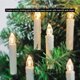 thumbnail image 4 of Luces Electrónicas Juego de 10 velas electrónicas LED con control remoto, llamas parpadeantes de color blanco cálido, funciona con pilas, se enganchan al árbol de Navidad, decoración blanca Rkxzt, 4 of 7