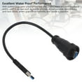 thumbnail image 3 of USB Male Panel Mount Connector, USB 3.0 Connector Flame Retardant Snap On Type Easy Using 0. Length  for Digital Camera, 3 of 7