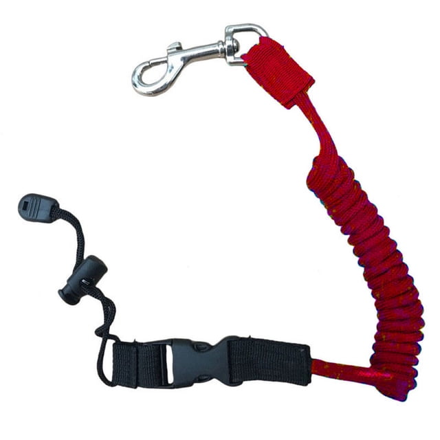 Trayknick Elastic Surf Canoe Kayak Paddle Coiled Leash Cord Safety Fishing Rod Lanyard