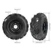 Complete 32-Inch Rear Axle Kit, DIY Go-Kart Live Axle for ATVs, Quads, Buggies, Go Karts, and Golf Carts - Includes 145/70-6 Go Cart Wheels, Steering Shaft, Brakes, Hubs and Chain Sprocket