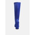 thumbnail image 5 of PRESTO Blue Stretchable Satin Long Boot, 5 of 5