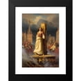 thumbnail image 2 of Hermann Stilke 14x18 Black Modern Framed Museum Art Print Titled - Joan of Arc's Death at the Stake (1843), 2 of 5
