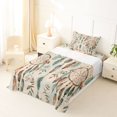 thumbnail image 5 of Homewish Vintage Bohemian Dreamcatcher Twin Sheets,Green Feathers Bedding,3 Pieces,1 Fitted Sheet and 1 Pillowcase, 5 of 6