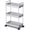 Gray, variant on 3 Tier Slim Rolling Storage Cart with Wheels Plastic Utility Cart Organizer for Snack Craft Art Postpartum Nail Makeup in Bathroom Laundry Room Kitchen Bedside Narrow Space, White