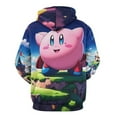 thumbnail image 3 of Kirby Game Unisex Sweatshirts Hoodies 3D Printing Fashion Hoody Pullover For Mens And Womens Winter Daily Adult Hooded Clothes With Drawstring And Pocket, 3 of 7