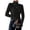 Black, variant on Women'S Mock Turtle-Neck Long Sleeve Shirts Fall Ribbed Fleece Layering Soft Thermal Undershirts Tee 5XL