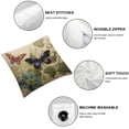 thumbnail image 4 of COMIO  Vintage Butterfly and Ivy Throw Pillow Cover French Country Decor  Decorative Cushion Case for Sofa Couch 2pc, 4 of 6