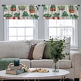 thumbnail image 4 of LALILO Kitchen Curtain Valance Colorful Colorful Rod Pocket Window Curtain 52"x 18" Set of 2, 4 of 7