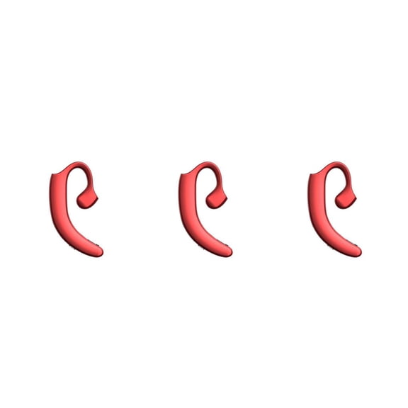 Injueey Auricular compatible con Bluetooth Fitness Jogging Auricular Control de volumen Manos libres Audio Bajo Auricular inalámbrico Rojo Type1 NO1