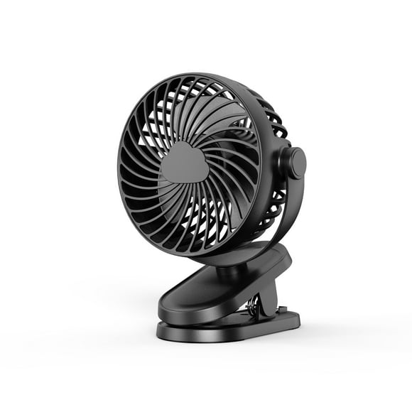 Nuevo ventilador con clip K6, miniventilador portátil silencioso para dormitorio, cochecito, USB, doble ventilador eléctrico de escritorio de larga duración